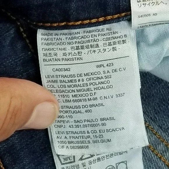 Levi's 28 High Rise Skinny Women's Blue denim Jeans Size 28X29 - Picture 12 of 12